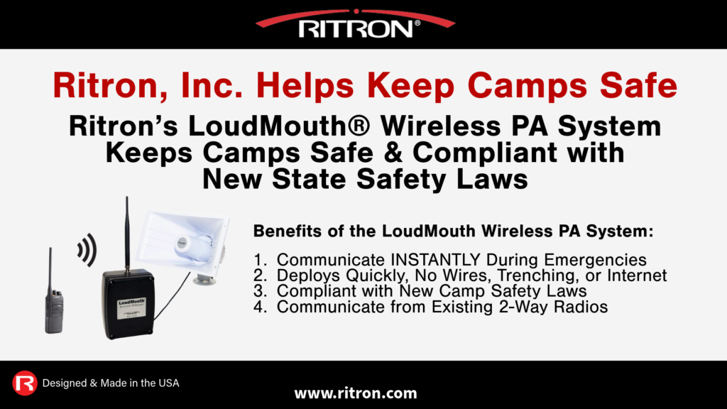 Ritron Keeps Camps Safe!