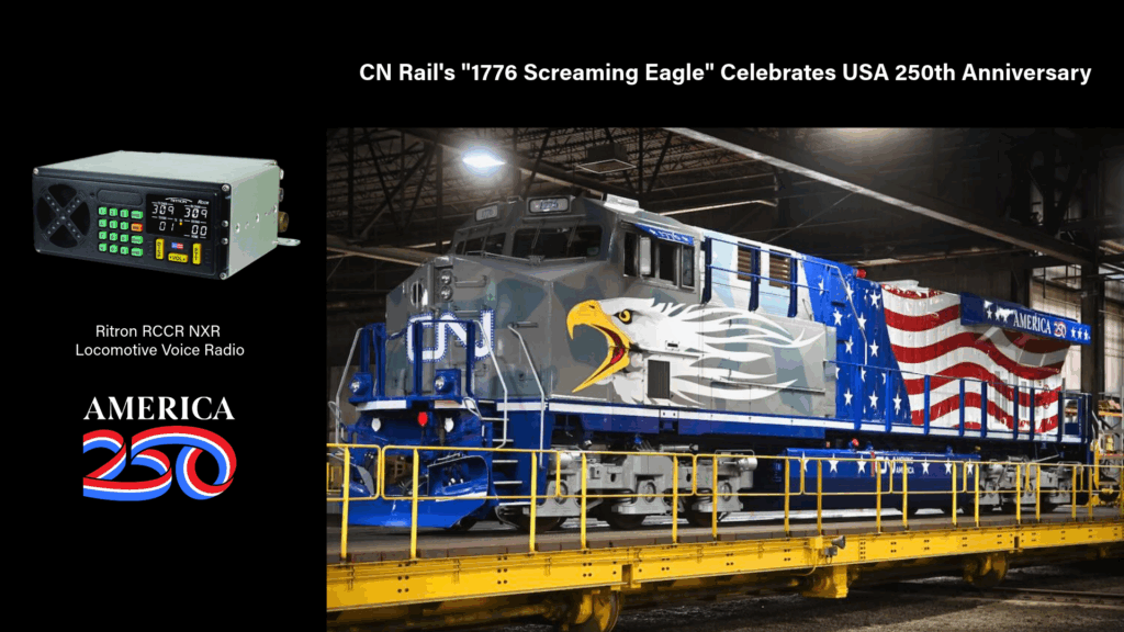 Ritron Proud to Support Railroads Celebrating America250