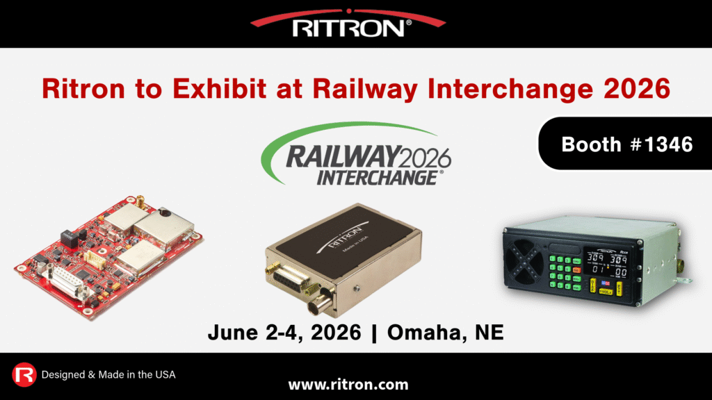 Ritron to Exhibit at the Railway Interchange 2026 on June 2nd-4th